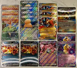 POKEMON JUMBO ULTRA RARE OVERSIZED LOT X16 CHARIZARD VICTINI SNORLAX MEWTWO - Image 1