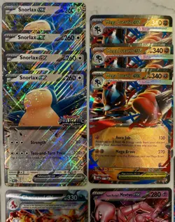 POKEMON JUMBO ULTRA RARE OVERSIZED LOT X16 CHARIZARD VICTINI SNORLAX MEWTWO - Image 3