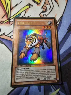 Test Tiger GLD2-EN029 Gold Rare Limited Edition LP - Image 1