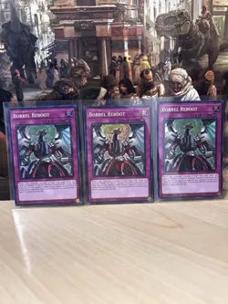Yugioh! 3x Borrel Reboot BPRO-EN070 Super Rare 1st Ed NM - Image 1
