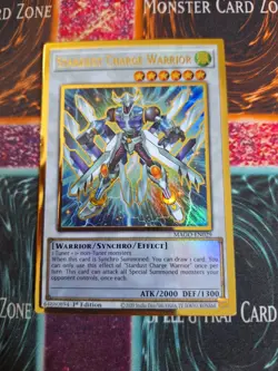Yu-Gi-Oh! Stardust Charge Warrior MAGO-EN029 Premium Gold Rare 1st Edition NM - Image 1