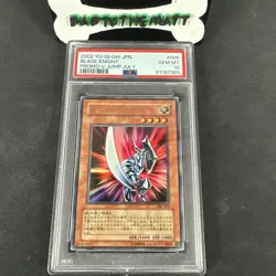 2002 Yu-Gi-Oh! PSA 10 JUMP PROMO Blade Knight Ultra Rare VJC-005 Japanese POP 2! - Image 1