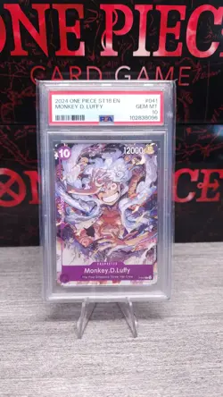 One Piece Starter Deck ST18 Purple Monkey D. Luffy #041 Monkey D. Luffy PSA 10 - Image 1