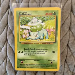 Pokemon TCG | Bulbasaur 44/102 | Common | Base Set - Image 1
