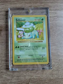 Pokemon Card - Shadowless Bulbasaur 1999 WOTC Base Set 44/102 - NM - Image 1