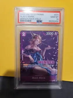 2023 One Piece Promo Black Maria Winner Pack Vol. 2 Gem Mint 10 - Image 1