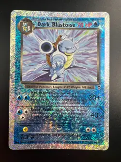 Dark Blastoise - 4/110 - Pokemon Legendary Collection Reverse Holo Rare Card LP - Image 1