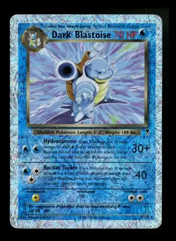 Dark Blastoise 4/110 Legendary Collection 2002 Reverse Holo Pokemon Card TCG - Image 1
