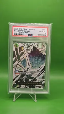 Demon Aura Nine Sword Style Asura Blades Drawn Dead Man's Game OP12-037 PSA10 - Image 1