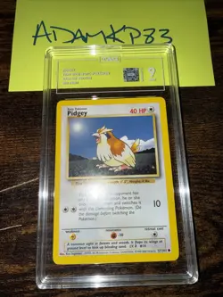 TAG 9 Pokemon TCG Pidgey Base Set 57/102 Unlimited - Image 1