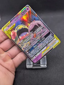 Muk & Alolan Muk GX 61/214.Unbroken Bonds Tag Team Holo Rare Pokemon Card NM - Image 2