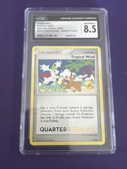 2009 Pokemon World Championship Tropical Wind Quarter Finalist #DP25 CGC 8.5 - Image 1