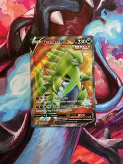 Tyranitar V 154/163 Battle Styles NM Full Art Ultra Rare Pokemon Card - Image 1