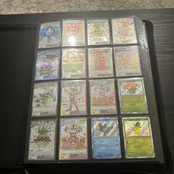 Huge Binder Collection Lot of 1.024 Pokemon Cards 64 pages ex, IR, Full Art, etc - Image 2