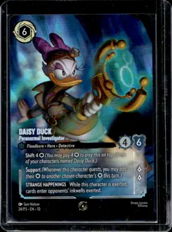 2026 Disney Lorcana Promo Cards Daisy Duck Store Championship Promo #24/P3 - Image 1