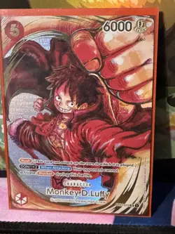 One Piece TCG English Luffy ST01-012 OP-05 Eiichiro Oda Card - Image 1