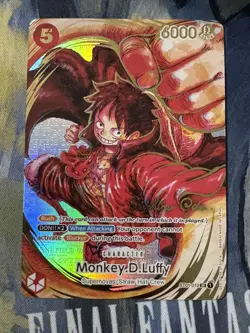 One Piece TCG English Luffy ST01-012 OP-05 Eiichiro Oda Card - Image 4
