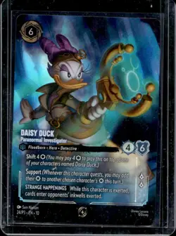 2026 Disney Lorcana Promo Cards Daisy Duck Store Championship Promo #24/P3 - Image 1