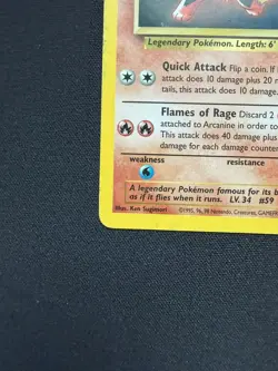 Pokemon Card - Arcanine #6 WoTC Black Star Promo - HP - Image 4