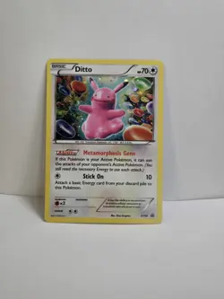 *SUPER RARE PROMO* Pokemon Ditto XY40 XY Basic METAMORPHOSIS GENE CARD NM - Image 1