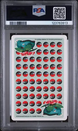 1998 POKEMON STADIUM GREEN VERSION PLAYING CARDS JOKER WEEZING PSA 10 - Image 2