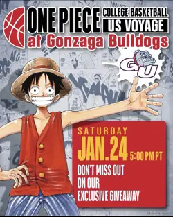 Bandai One Piece CCG Monkey.D.Luffy Promo Card US Voyage Gonzaga Foil - Image 3