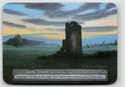 Sorcery Contested Realm Beta Lone Tower x4 NM Ordinary - Image 1