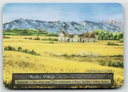 Sorcery Contested Realm Beta Rustic Village x4 NM Ordinary - Image 1