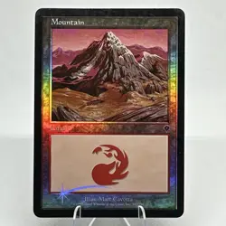 Magic the Gathering Mountain (343) - Foil, Invasion - Image 1