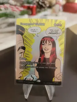 Unexpected Windfall - 0029 - M - Borderless - Foil - Spider-Man - MTG - NM/M - Image 1