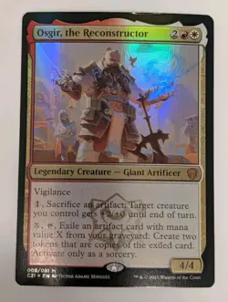 Osgir, the Reconstructor Commander 2021 Foil - MTG MYTHIC - Image 1