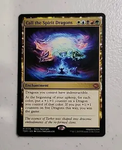 Call the Spirit Dragons Tarkir: Dragonstorm Regular MTG - Image 1