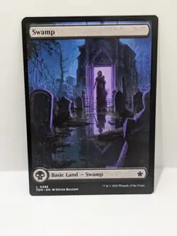 Swamp - Foundations - Full Art - Non Foil - Basic Land - Common - FDN 286 - Image 1