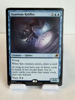 MTG Quantum Riddler Creature Blue Edge of Eternities Regular #0072 - Image 1