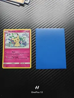 Mimikyu SM163 Holo Black Star Promo Pokemon Card Sun & Moon - Image 1