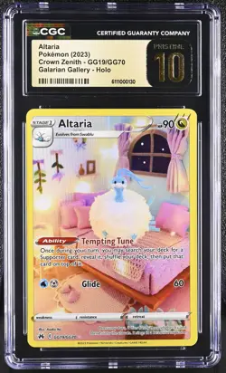 ALTARIA Crown Zenith Holo Rare #GG19 CGC Pristine 10 Pokemon [Nostalgium] - Image 1