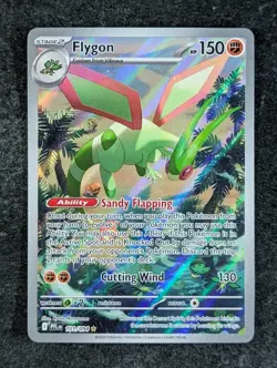 2025 Pokemon FLYGON #101/094 Phantasmal Flames Illustration Rare Holo English - Image 1
