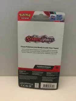 New Pokemon Arcanine/Growlithe Scarlet & Violet Blister Pack + Coin - Image 4
