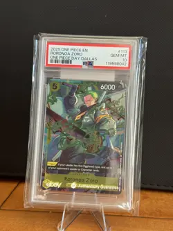 2025 ONE PIECE PROMOS ONE PIECE DAY DALLAS #113 RORONOA ZORO PSA 10 - Image 1