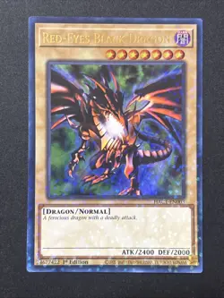 Yugioh Red-Eyes Black Dragon HAC1-EN003 Duel Terminal Ultra Rare 1st Ed NM - Image 1