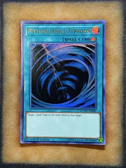 Yugioh Mystical Space Typhoon DUOV-EN086 Ultra Rare 1st Ed NM - Image 1