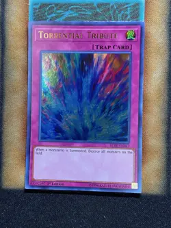 Yugioh Torrential Tribute BLRR-EN047 Ultra Rare 1st Ed NM - Image 1