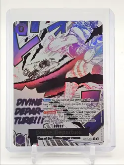 DIVINE DEPARTURE 2025 ONE PIECE CARRYING WILL RARE ALT ART #OP13-076 Q0646 - Image 1