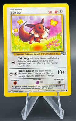 Eevee Pokemon Jungle TCG Card 51/64 Vintage 1999 Wizards - Image 4
