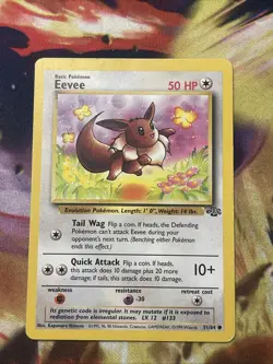 MP | Pokemon TCG | Eevee 51/64 | Jungle | Regular | Unlimited - Image 1