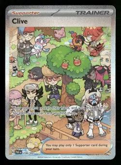 Clive - 236/091 - SIR - Paldean Fates - Pokemon Card - NM/M - Image 1