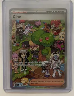 Pokemon TCG Paldean Fates Clive Sir Special Illustration Card 236/091 NM - Image 2