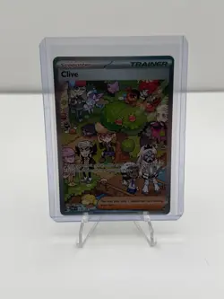 Pokemon TCG Paldean Fates Clive Sir Special Illustration Card 236/091 NM - Image 1