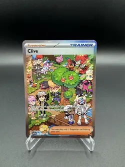 Clive 236/091 - Paldean Fates - SIR - NM - Pokemon TCG - Image 1