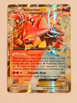 Pokemon TCG Volcanion EX XY173 Black Star Promo Near Mint - Image 1